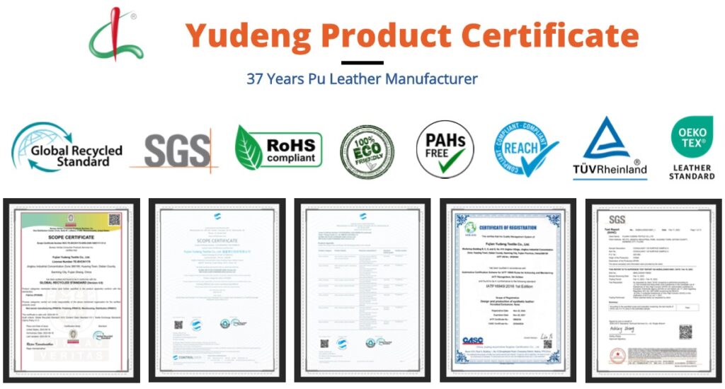 Yudeng Product Certificate-1